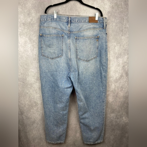 Madewell The Mom Jean High Rise in Melva Wash‎ Women's Size 35 - Picture 6 of 13
